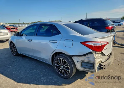 2015 Toyota Corolla L из США, поврежденный, VIN 2T1BURHE8FC280038